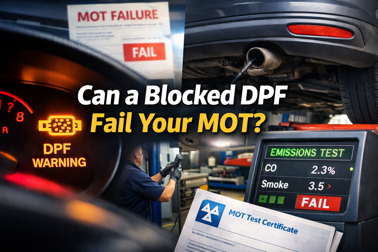 Can a Blocked DPF Fail Your MOT?