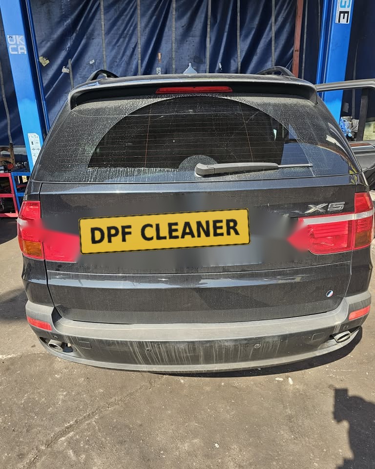 BMW X5 in the workshop with DPF and EGR problems