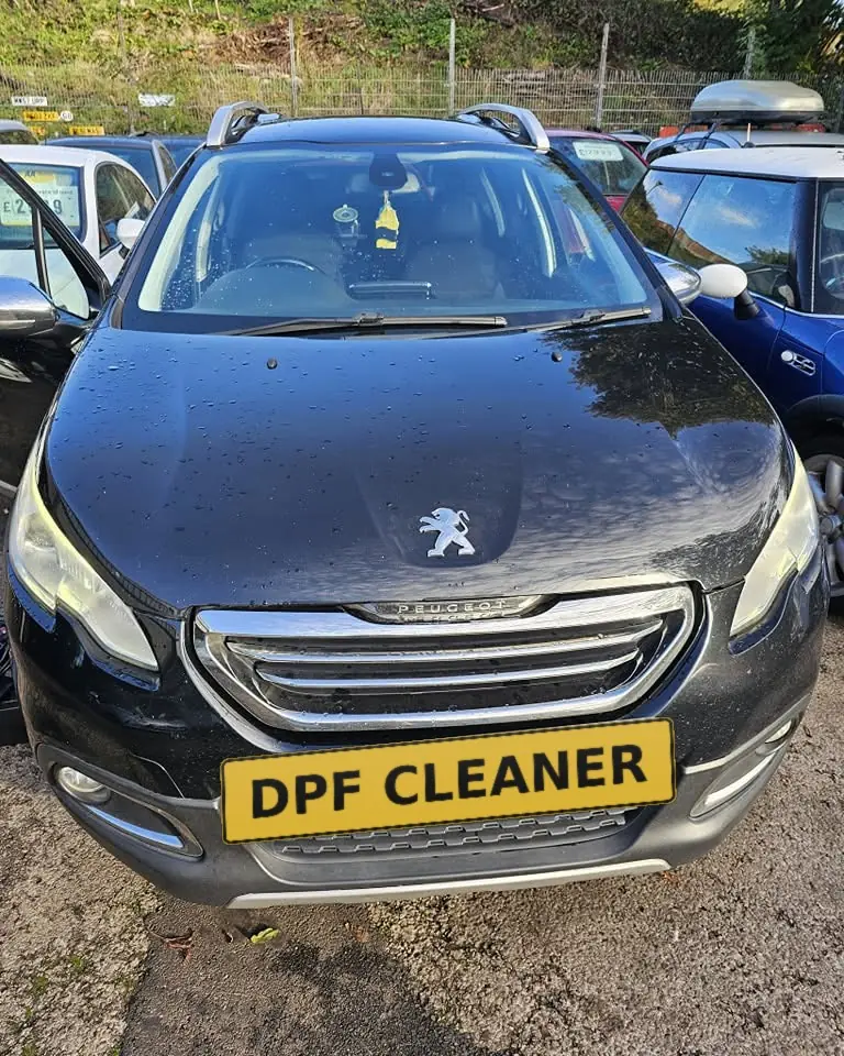 Peugeot 2008 after a DPF and EGR fix at the Fenton workshop
